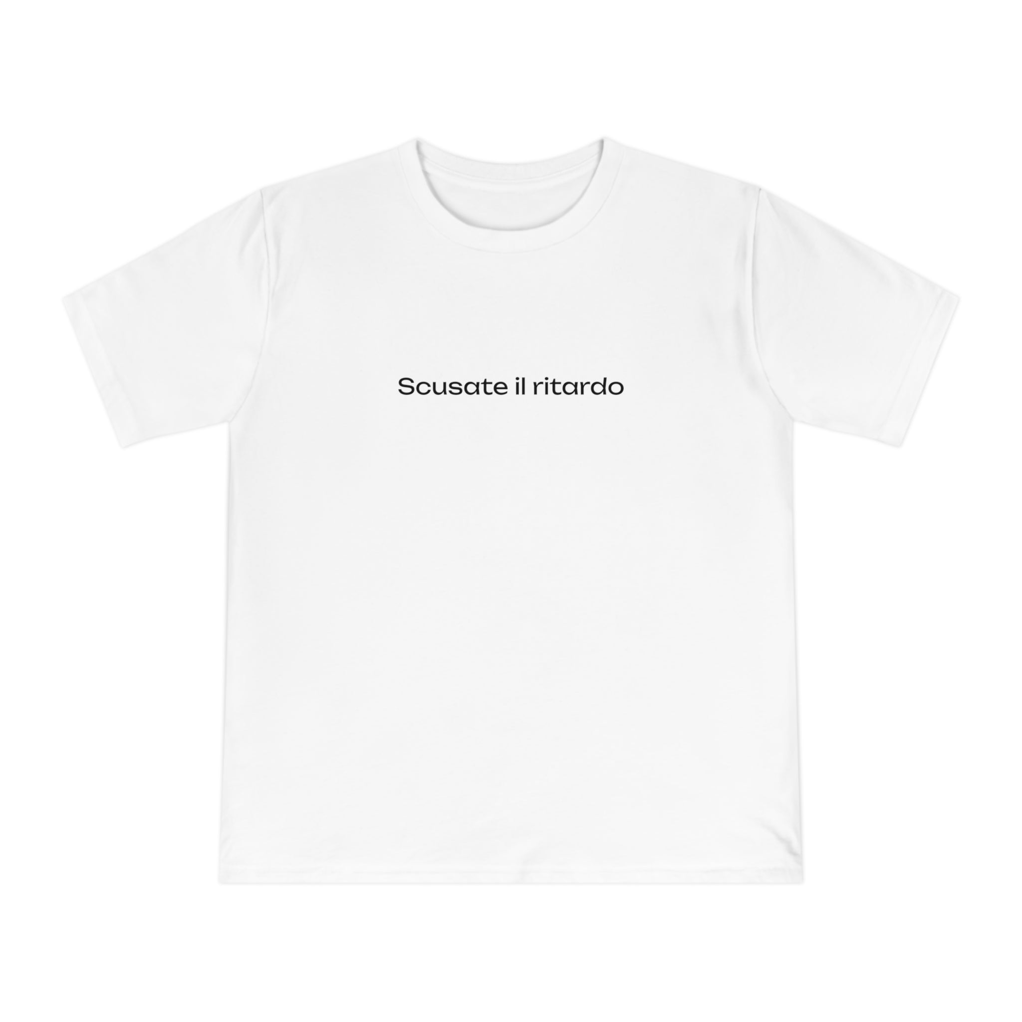 Scusate il ritardo T-shirt | Text Graphic Tee