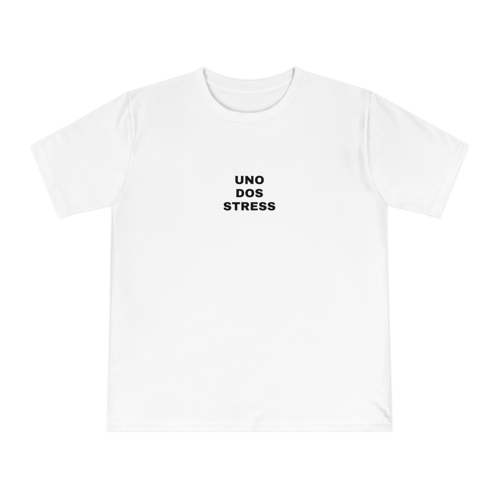 Uno dos stress T-shirt | Text Graphic Tee